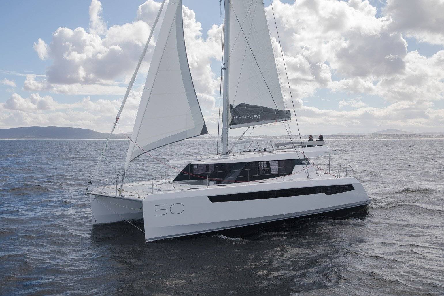Leopard 50 Catamaran at sea